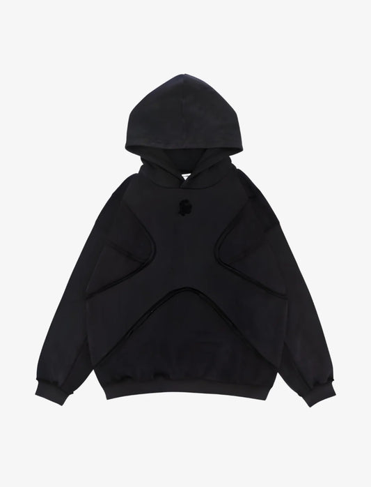 Cross Pattern Hoodie - Vividspark.pl