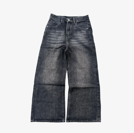 CHARCOAL FADED JEANS - Vividspark.pl