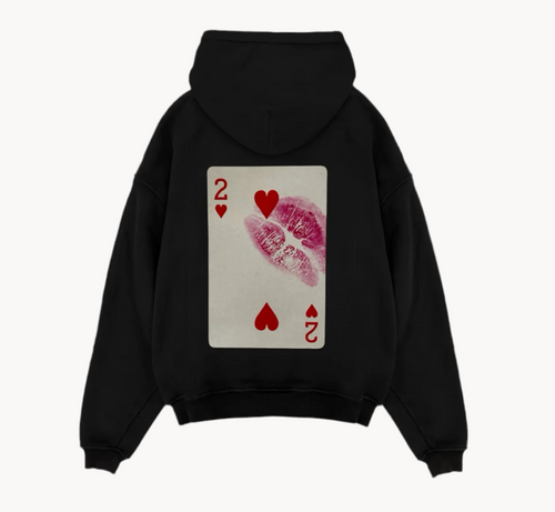 Playing Card Kisses  Hoodie - Vividspark.pl